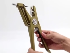 Alüminyum Alaşımlı Hayvan Kimlik Etiketleri Pense Sabitleme Hayvan Etiketleri Hidrolik Pense