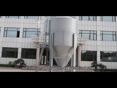 Sığır Tavuk Çiftliği Hayvan Yemi Depolama Siloları Alt Hazne