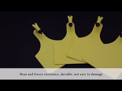 PP PE Hayvancılık Kimlik Etiketleri Sığır Nem Kanıtı İçin Oyulabilir Kulak Etiketleri